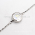 Top selling stainless steel memory locket bracelets jewelry with chain